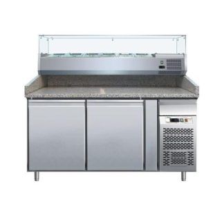 Pizzavalmistuspöytä ja kylmäallas 7x1/4GN  Forcar (G-PZ2600TN)