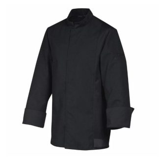 Kokkitakki Siaka ROBUR pitkähiha musta unisex (XS - XXXL)