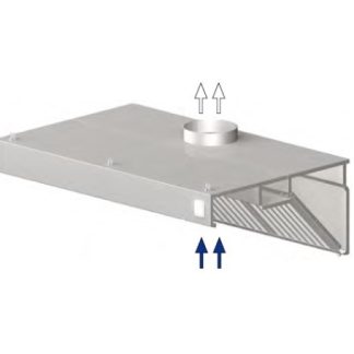 Huuva seinäkiinnitteinen lyhennetty etulevy