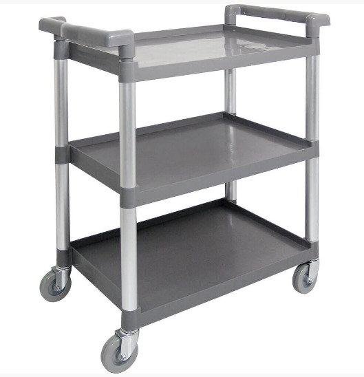 Tarjoiluvaunu 86x43x91cm 3 hyllyä (661035)