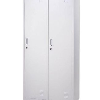 Vaatekaappi kaksiovinen metallinen (662006)