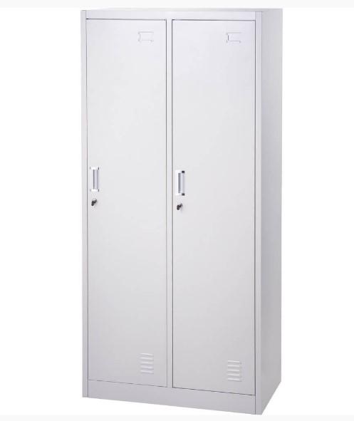 Vaatekaappi kaksiovinen metallinen (662006)