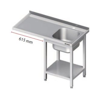 RST allaspöytä astianpesukoneelle syvyys 600mm