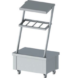 Tarjotin- ja ruokailuvälinevaunu Stalgast (ST257091)