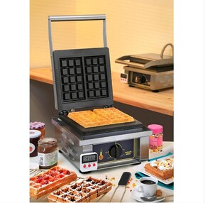 Vohvelirauta pinnoitettu työpinta Roller Grill « Bruxelles » (777220)