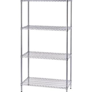 Lattiahyllyt kromatut