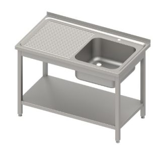 RST allaspöytä uritettu työpinta syvyys 600mm