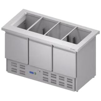 Salaattipöytä kylmä kolmeovinen (ST207151)