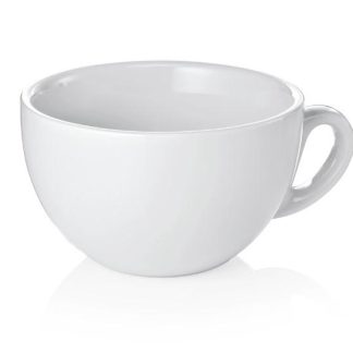 Kuppi Cappuccino White 28cl  (6kpl/pakkaus)+aluslautanen 15,5cm (6kpl/pakkaus)