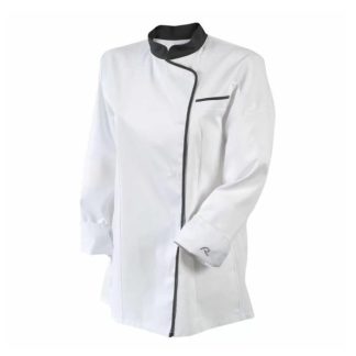 Kokkitakki Robur naisten valkoinen (XS - XXXL)