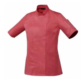 Robur kokkitakki naisten lyhythihat punainen ( XS - XXXL)