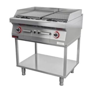 Laavakivigrilli Kromet avojalustalla 800/14kW (700.OGL-800.T)