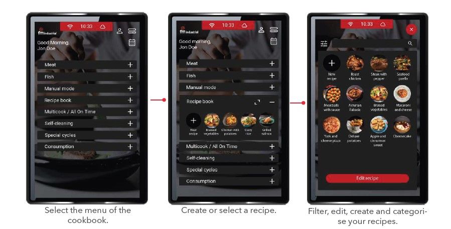 Yhdistelmäuuni 7 GN 1/1 FM Industrial Experience STG 71 - Image 3