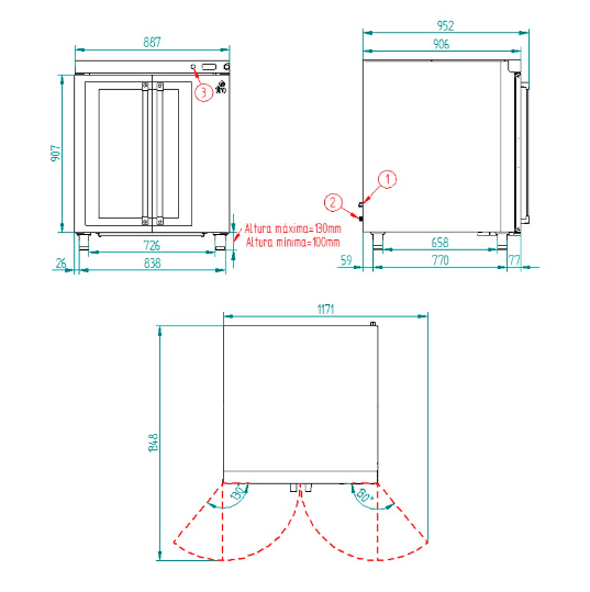 Nostatuskaappi FM Industrial Digital (F620) - Image 2