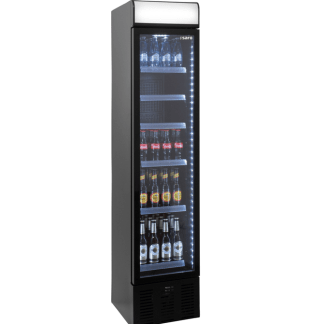 Saro 134 L lasiovellinen pullokaappi ravintola- ja myymäläkäyttöön