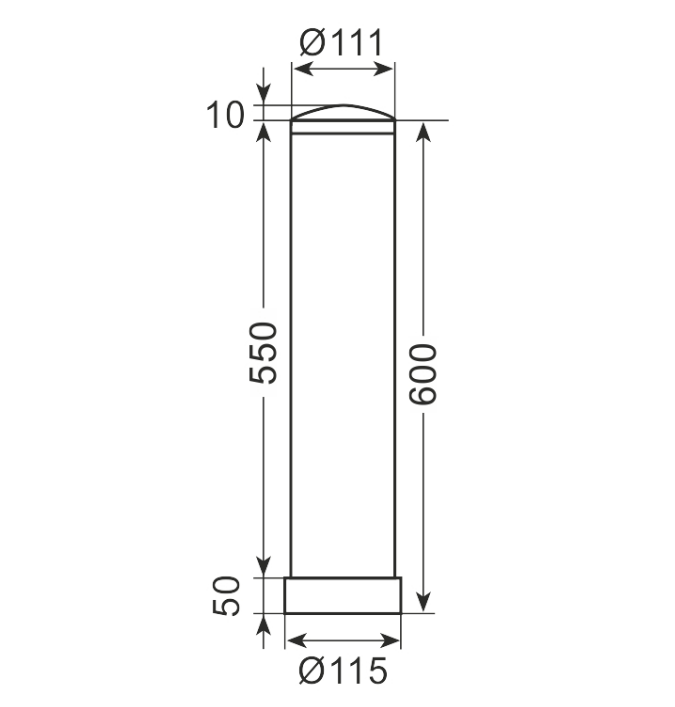 Mukiteline seinäkiinnitteinen 350-710ml (DZ-C3400P) - Image 2