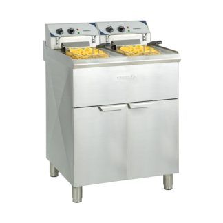 Rasvakeitin jalustalla Casselin 2x10L (CFP102TC)